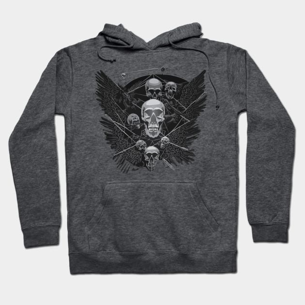Gothic Skull Hoodie by EnS Solutions
